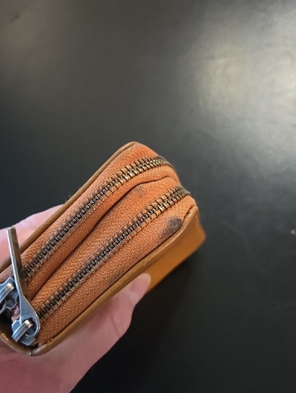 Matt & Nat Tan Zip-Around Vegan Leather Wallet - Picture 5 of 11
